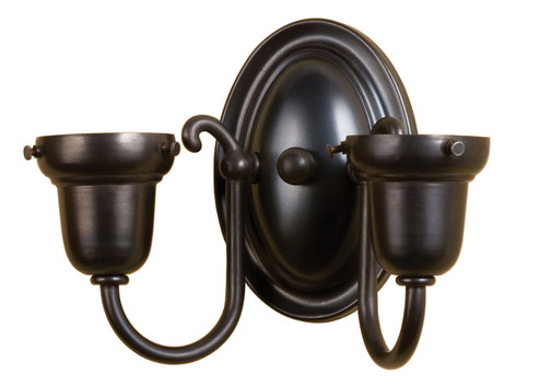Revival Two Light Wall Sconce in Craftsman Brown (57|101564)