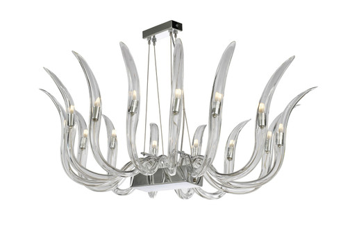 Cisne 14 Light Pendant in Polished Nickel (29|N9914)