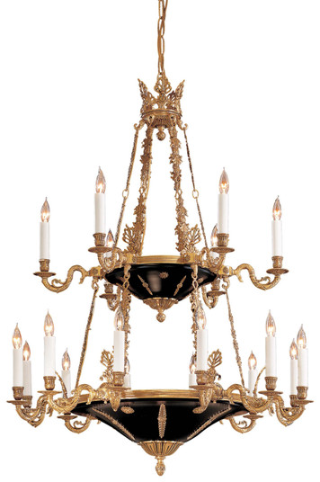 Metropolitan Family 18 Light Chandelier in Doré Gold With Black (29|N850220)