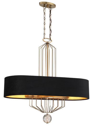Grandeur Eight Light Island Pendant in Aged Antique Brass (29|N7339790)