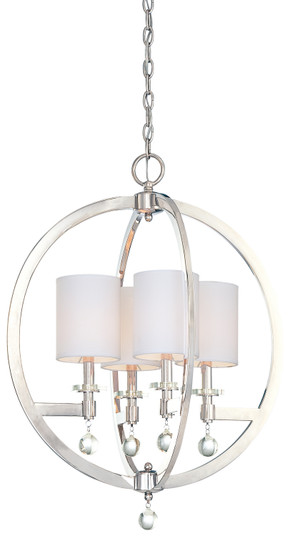 Chadbourne Four Light Pendant in Polished Nickel (29|N6840613)