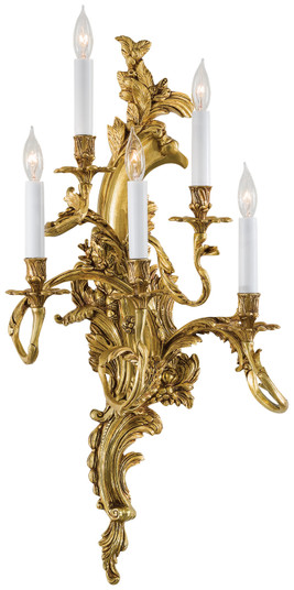 Metropolitan Five Light Wall Sconce in Aged French Gold (29|N2195R)
