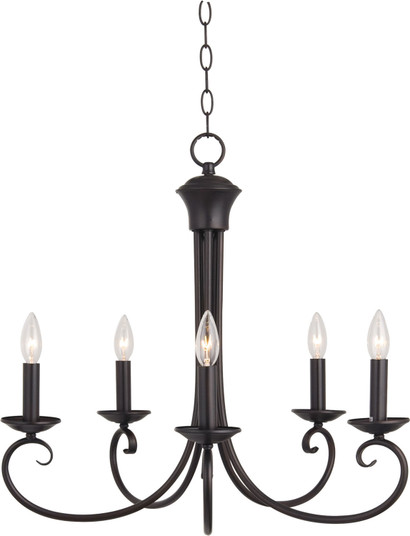 Loft Five Light Chandelier in Oil Rubbed Bronze (16|70005OI)