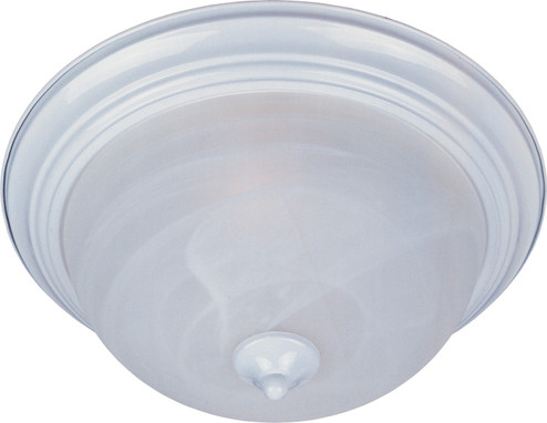 Essentials - 584x One Light Flush Mount in White (16|5840MRWT)