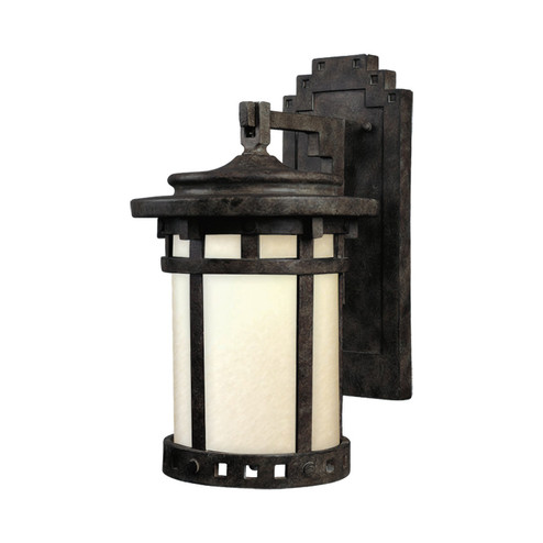 Santa Barbara Dark Sky One Light Outdoor Wall Lantern in Sienna (16|3143MOSE)