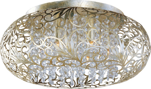 Arabesque LED Flush Mount in Golden Silver (16|24150BCGS)