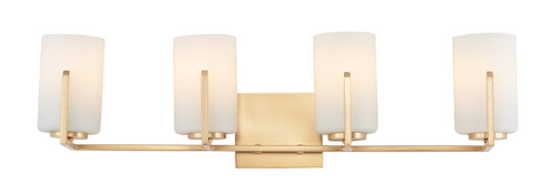 Dart Four Light Bath Vanity in Satin Brass (16|21284SWSBR)