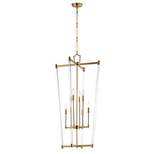 Lucent Eight Light Pendant in Heritage (16|16102CLHR) Lucent Eight Light Pendant in Heritage (16|16102CLHR)