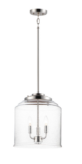 Acadia Three Light Pendant in Satin Nickel (16|12273CDSN)