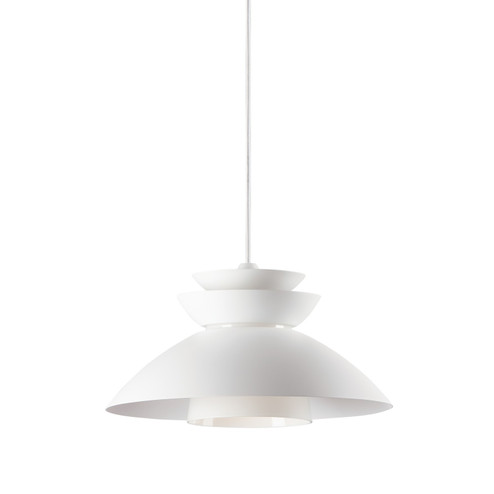 Nordic One Light Pendant in White (16|11359WTWT)