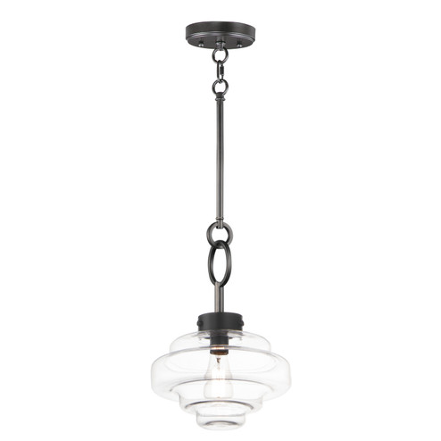 Harbor One Light Pendant in Black (16|11122CLBK)