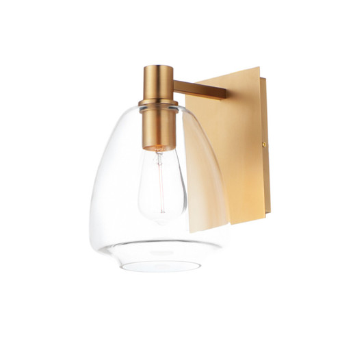 Babylon One Light Wall Sconce in Satin Brass (16|11111CLSBR)
