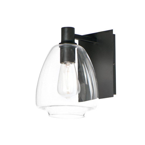 Babylon One Light Wall Sconce in Black (16|11111CLBK)