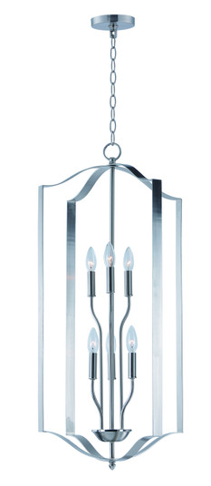 Provident Six Light Chandelier in Satin Nickel (16|10038SN)