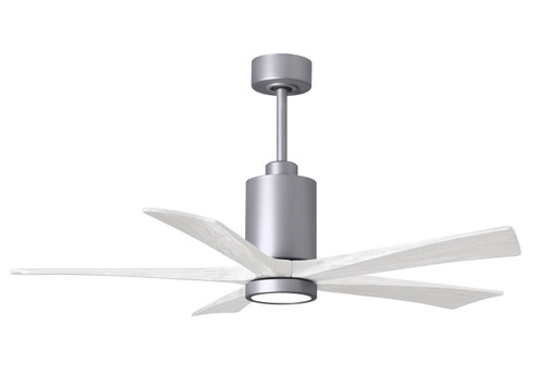 Patricia-5 52'' Ceiling Fan in Brushed Nickel (101|PA5BNMWH52)