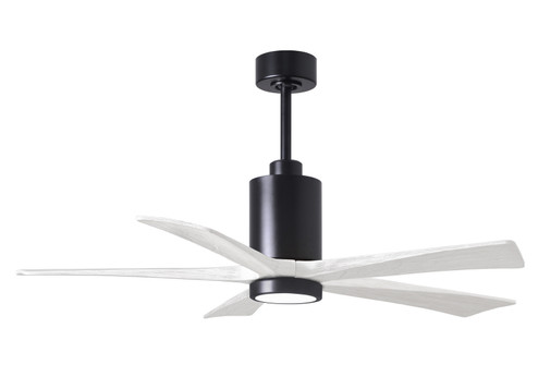 Patricia-5 52'' Ceiling Fan in Matte Black (101|PA5BKMWH52)