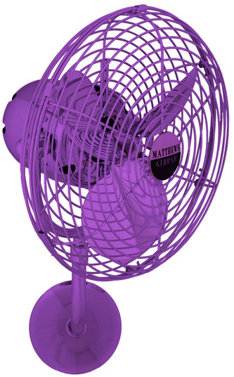 Michelle Parede 19'' Wall Fan in Ametista (101|MPLTPURPLEMTL)