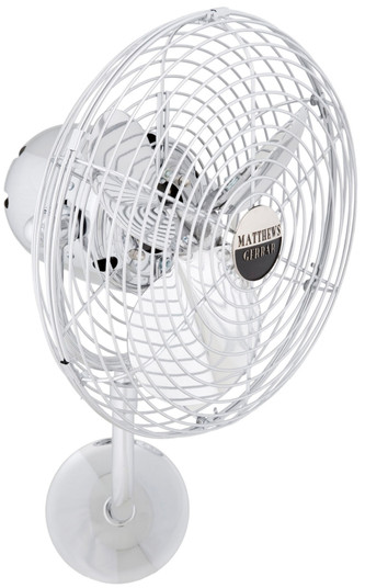 Michelle Parede 13'' Wall Fan in Polished Chrome (101|MPCRMTLDAMP)