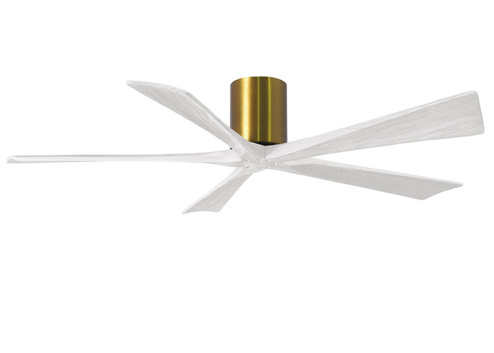 Irene-5H 60'' Ceiling Fan in Brushed Brass (101|IR5HBRBRMWH60)