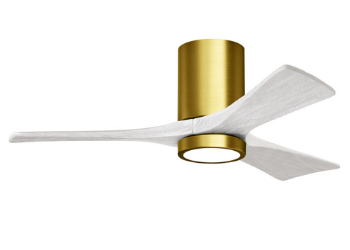 Irene-3HLK 42'' Ceiling Fan in Brushed Brass (101|IR3HLKBRBRMWH42)