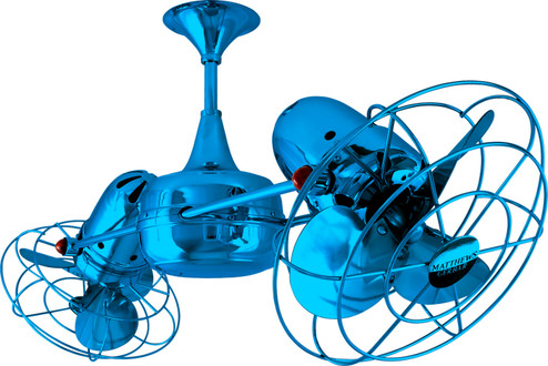 Duplo-Dinamico 36''Ceiling Fan in Light Blue (101|DDLTBLUEMTL)