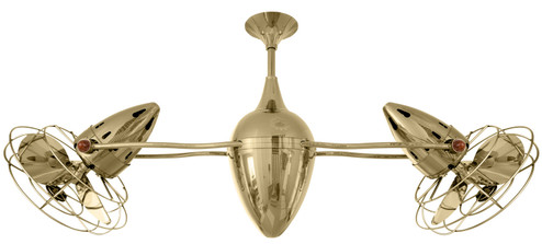 Ar Ruthiane Ceiling Fan in Polished Brass (101|ARPBMTL)
