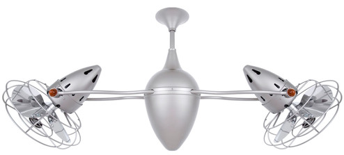 Ar Ruthiane Ceiling Fan in Brushed Nickel (101|ARBNMTLDAMP)