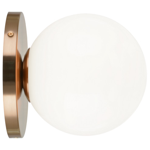 Cosmo One Light Wall Sconce/Ceiling Mount in Aged Gold Brass (423|WX06011AGOP)