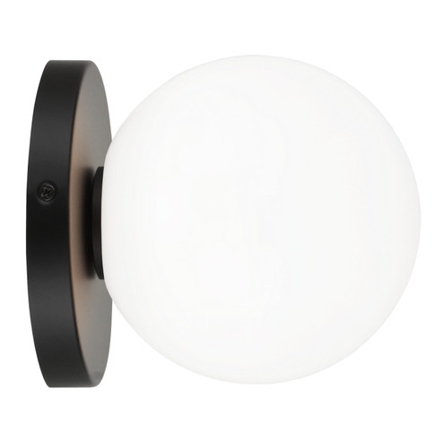 Cosmo One Light Wall Sconce/Ceiling Mount in Black (423|WX06001BKOP)