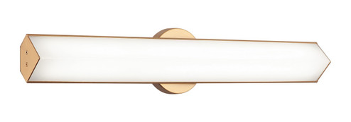 JADE LED Vanity in Aged Gold Brass (423|S09924AG)