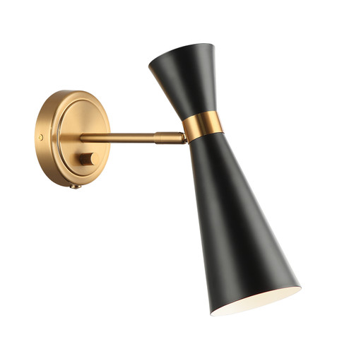 Blaze One Light Wall Sconce in Black (423|S09611AGBK)