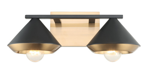 Velax Two Light Wall Sconce in Matte Black (423|S06802MBAG)