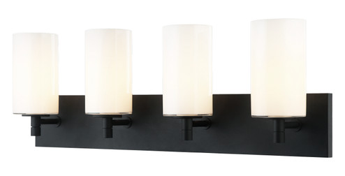 Candela Four Light Wall Sconce in Matte Black (423|S04904MBOP)