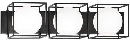 Squircle Three Light Wall Sconce in Black (423|S03803BK)