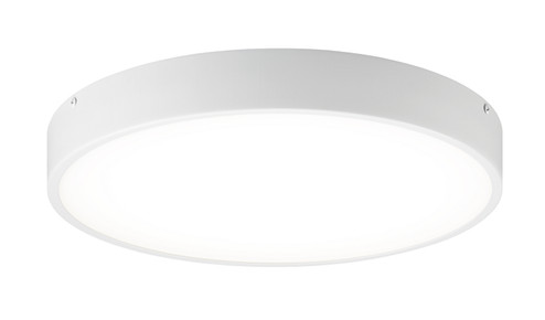 Plato One Light Flush Mount in White (423|M13702WH)