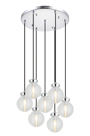 Ridge Seven Light Pendant in Chrome (423|C84007CHCL)