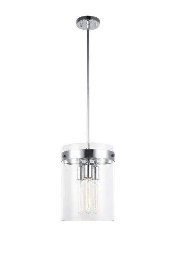 Zale Three Light Pendant in Chrome (423|C78403CH)