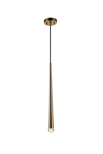 RENAIE LED Pendant in Aged Gold Brass (423|C62701AG)