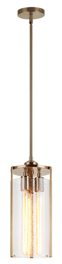 Bayou Three Light Pendant in Aged Gold Brass (423|C62203AG)