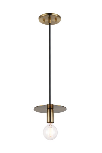 Kasa One Light Pendant in Aged Gold Brass (423|C54911AG)
