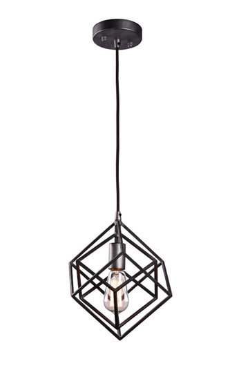 Geometry One Light Pendant in Rusty Black (423|C54621RB)