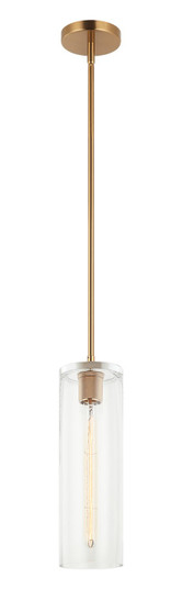LINCOLN One Light Pendant in Aged Gold Brass (423|C32511AG)