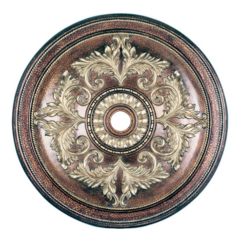 Seville Ceiling Medallion in Hand Applied Palacial Bronze w/ Gildeds (107|822864)