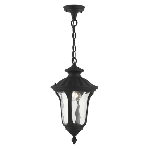Oxford One Light Outdoor Pendant in Textured Black (107|785414)
