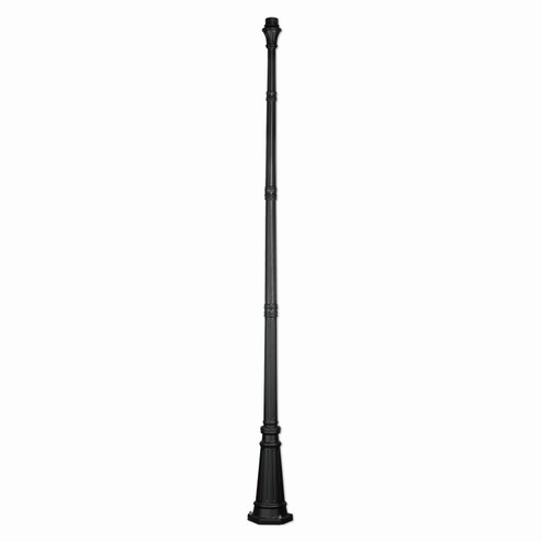 Outdoor Cast Aluminum Posts Lamp Post in Textured Black (107|761714)