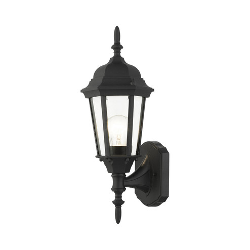 Hamilton One Light Outdoor Wall Lantern in Textured Black (107|755114)