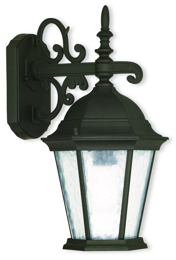 Hamilton One Light Outdoor Wall Lantern in Textured Black (107|7546214)