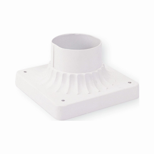 Outdoor Pier Mount Adapters Pier Mount Adapter in Textured White (107|750713)