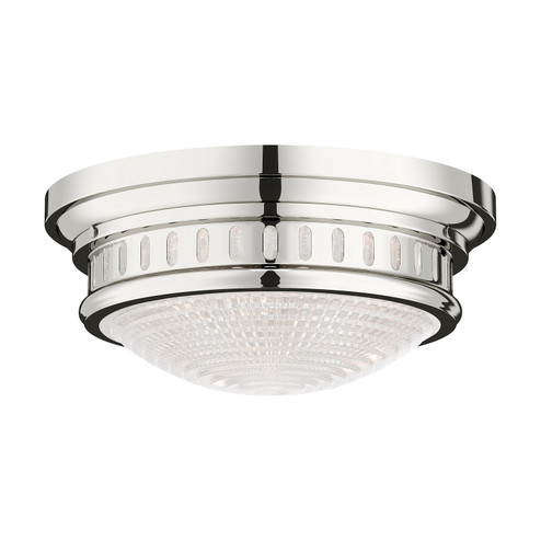 Berwick Three Light Ceiling Mount in Polished Nickel (107|7305335)