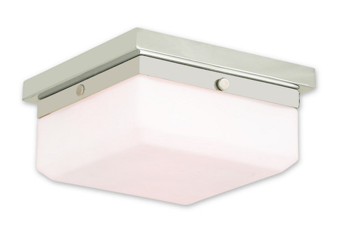 Allure Two Light Wall Sconce/Ceiling Mount in Polished Nickel (107|6553635)